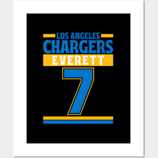 Los Angeles Chargers Everett 7 Edition 3 Posters and Art